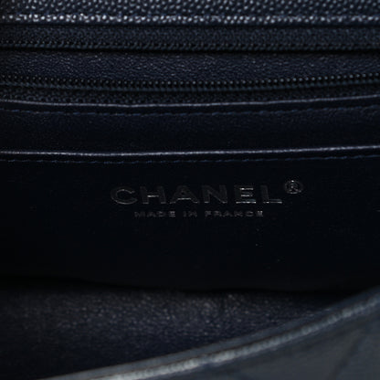 Chanel Caviar Quilted Mini Rectangular Flap Navy 4 of 8