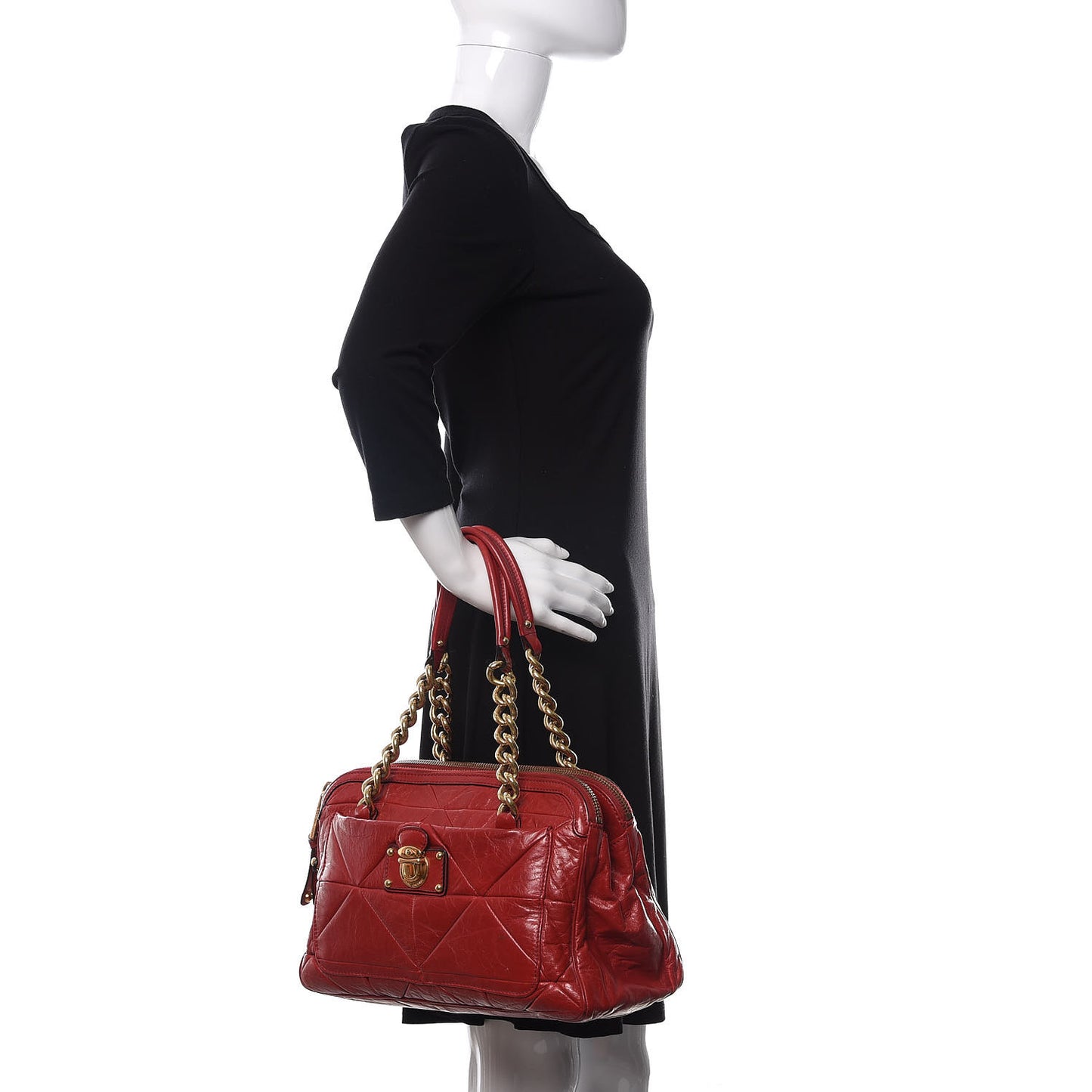 Calfskin Ines Tote Bordeaux