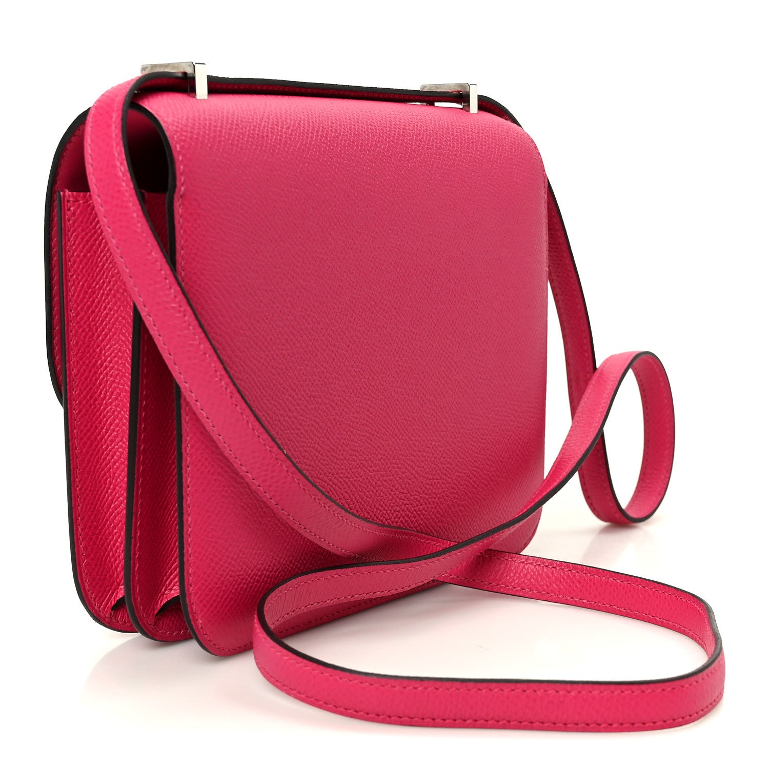 Hermes Epsom Shiny Alligator Constance 18 Rose Mexico 3 of 12