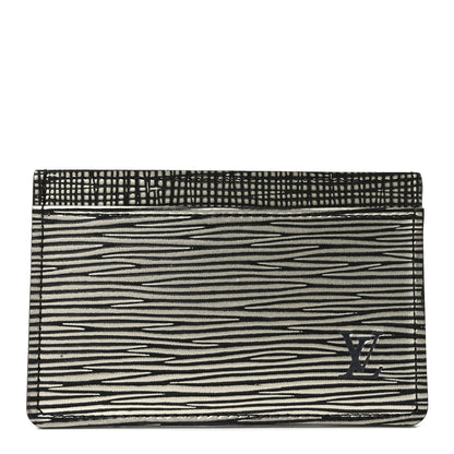 Louis Vuitton Epi Card Holder Platine 1 of 7