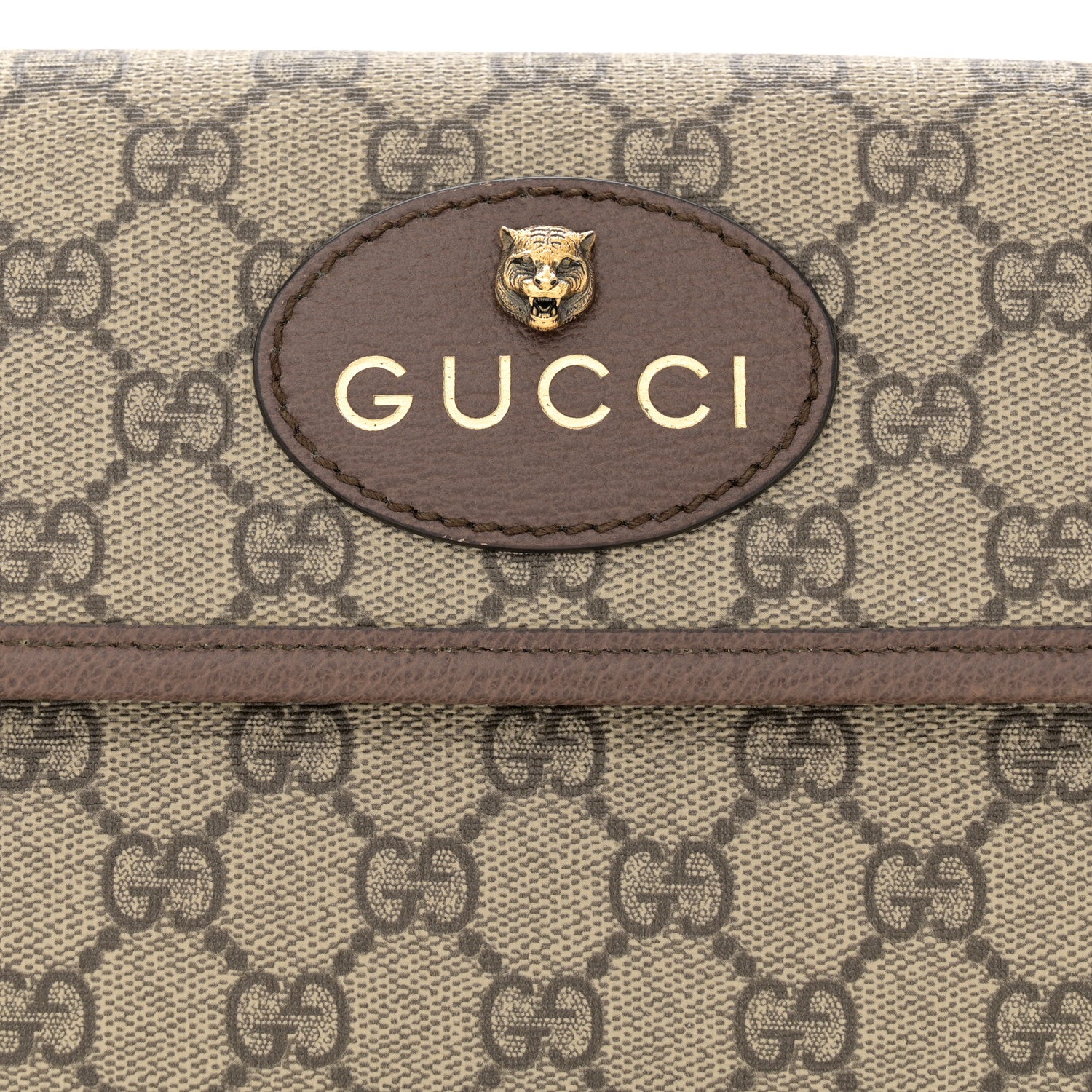 Gucci GG Supreme Monogram Neo Vintage Web Belt Bag Brown 8 of 11