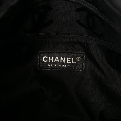 Chanel Calfskin Wild Stitch Surpique Hobo Black 6 of 10