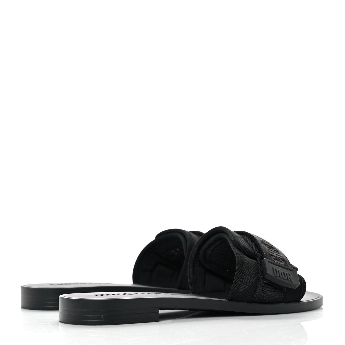 Technical Stretch Fabric Camouflage Dio(r)evolution Slide Sandals 35 Black Military