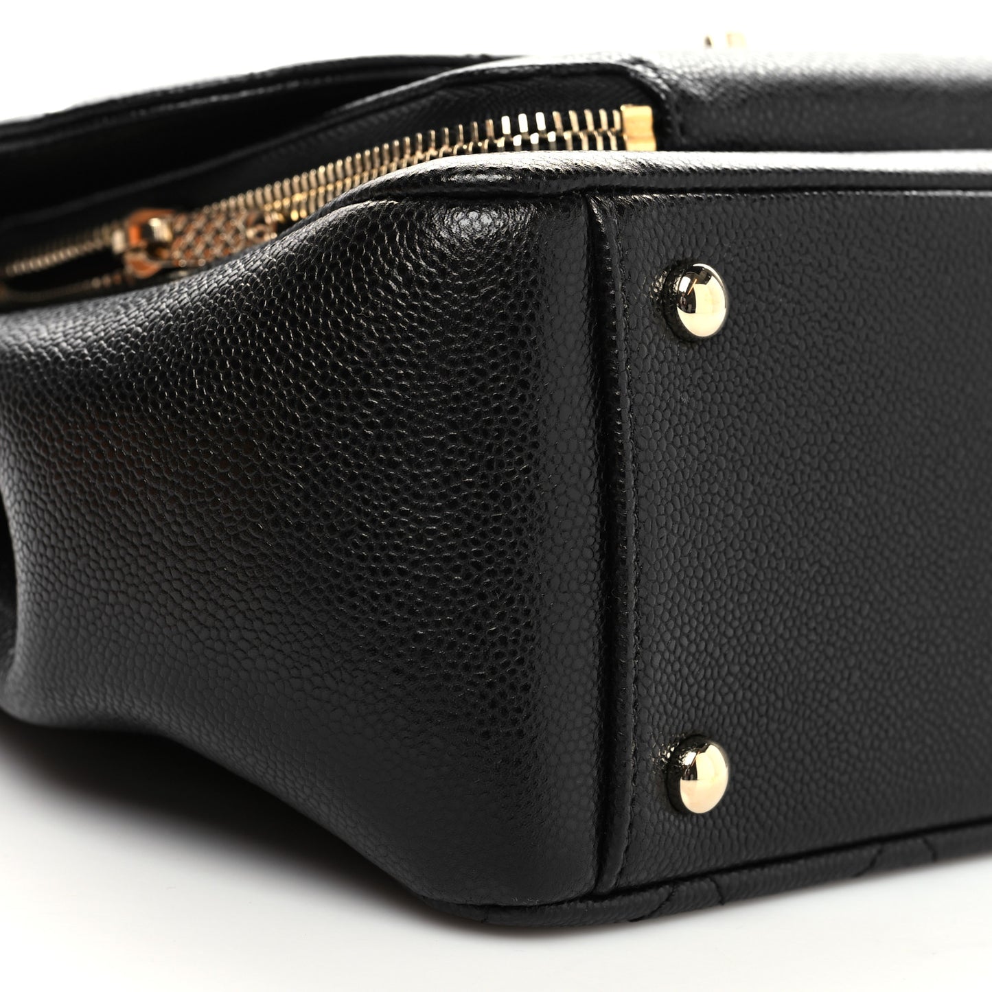 Caviar Quilted Large Business Affinity Flap Black