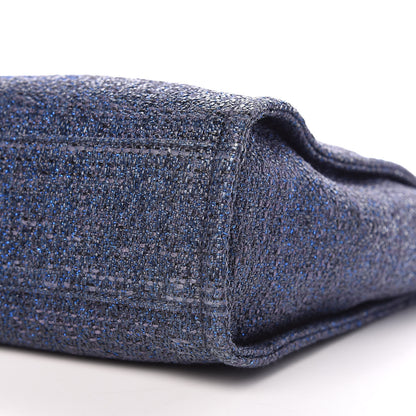 Chanel Lurex Boucle Mini Deauville Tote Blue 9 of 9