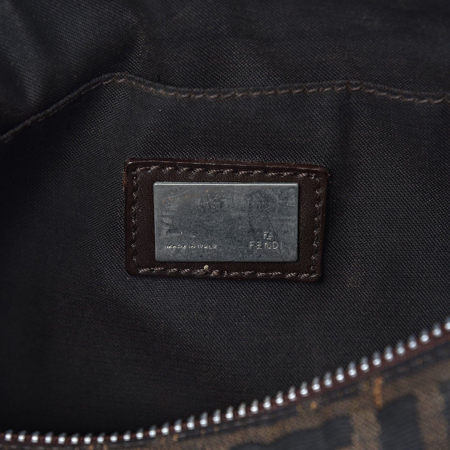 Fendi Zucca Pochette Tobacco 6 of 19