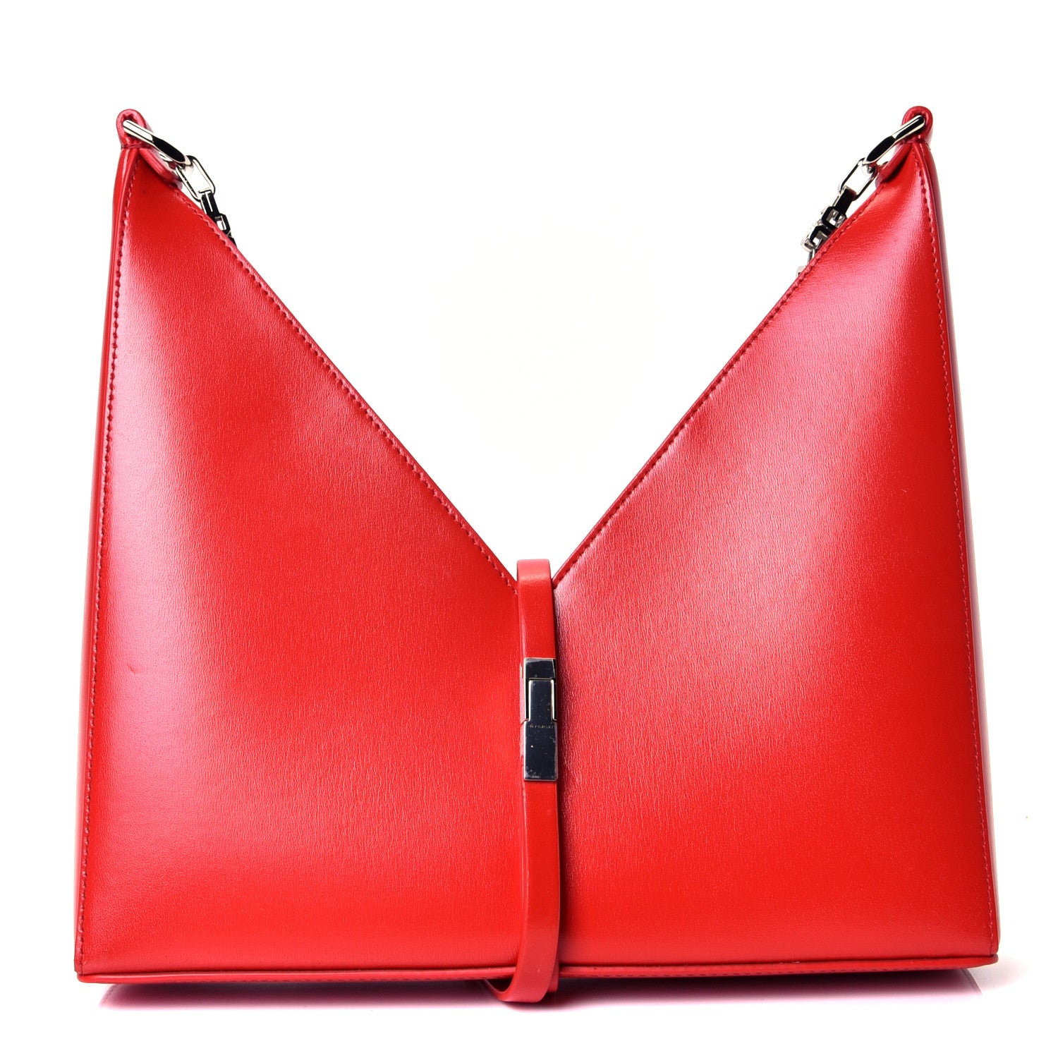 Givenchy Box Calfskin Small Cut Out Shoulder Bag Red 1 of 4