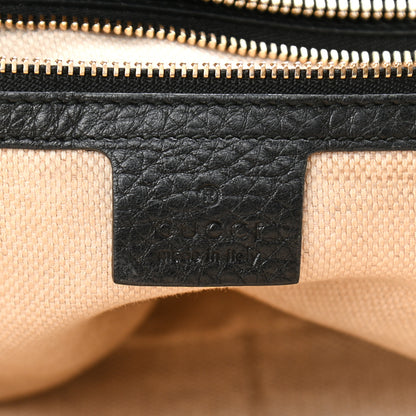 Gucci Pebbled Calfskin Medium Soho Bowler Black 6 of 18