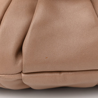 Chanel Lapin Rabbit Fur Lambskin Pleated CC Flap Bag Beige 11 of 11