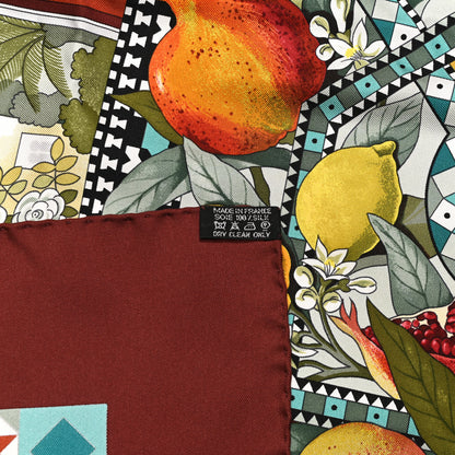 Hermes Silk Les Jardins D'Andalouise Scarf 90 4 of 5