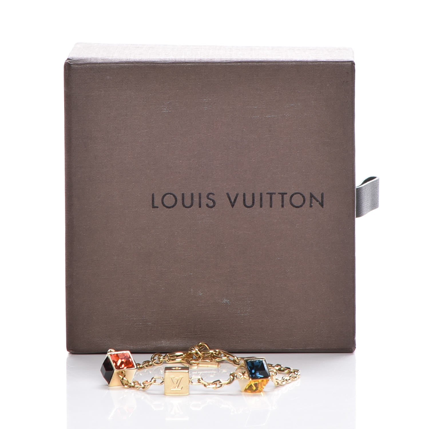 Louis Vuitton Swarovski Gamble Bracelet Gold 9 of 9
