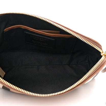 Burberry Derby House Check Abingdon Convertible Clutch Tan 5 of 10