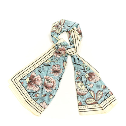 Gucci Silk Alsacienne Flower Print Scarf 1 of 3