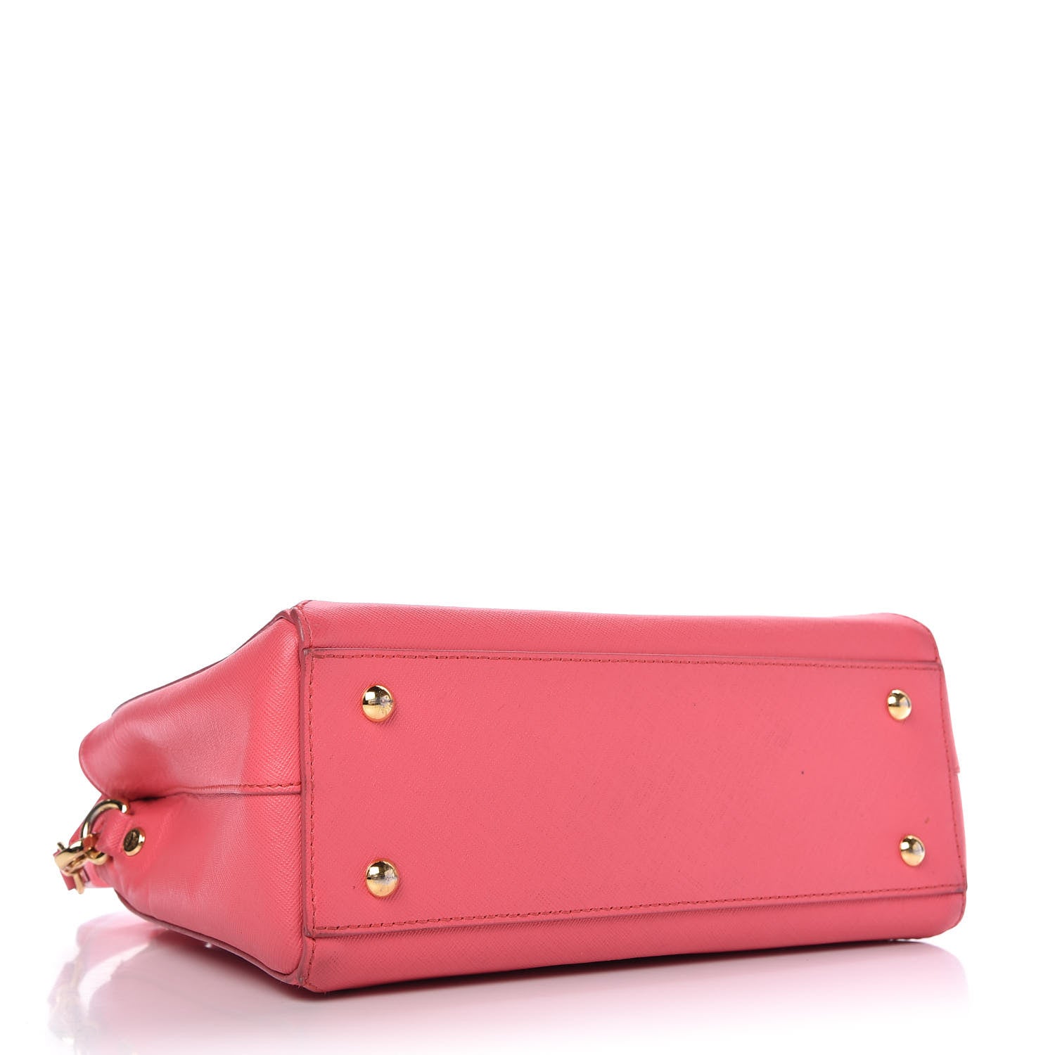 MCM Saffiano Nuovo Tote Pink 4 of 13