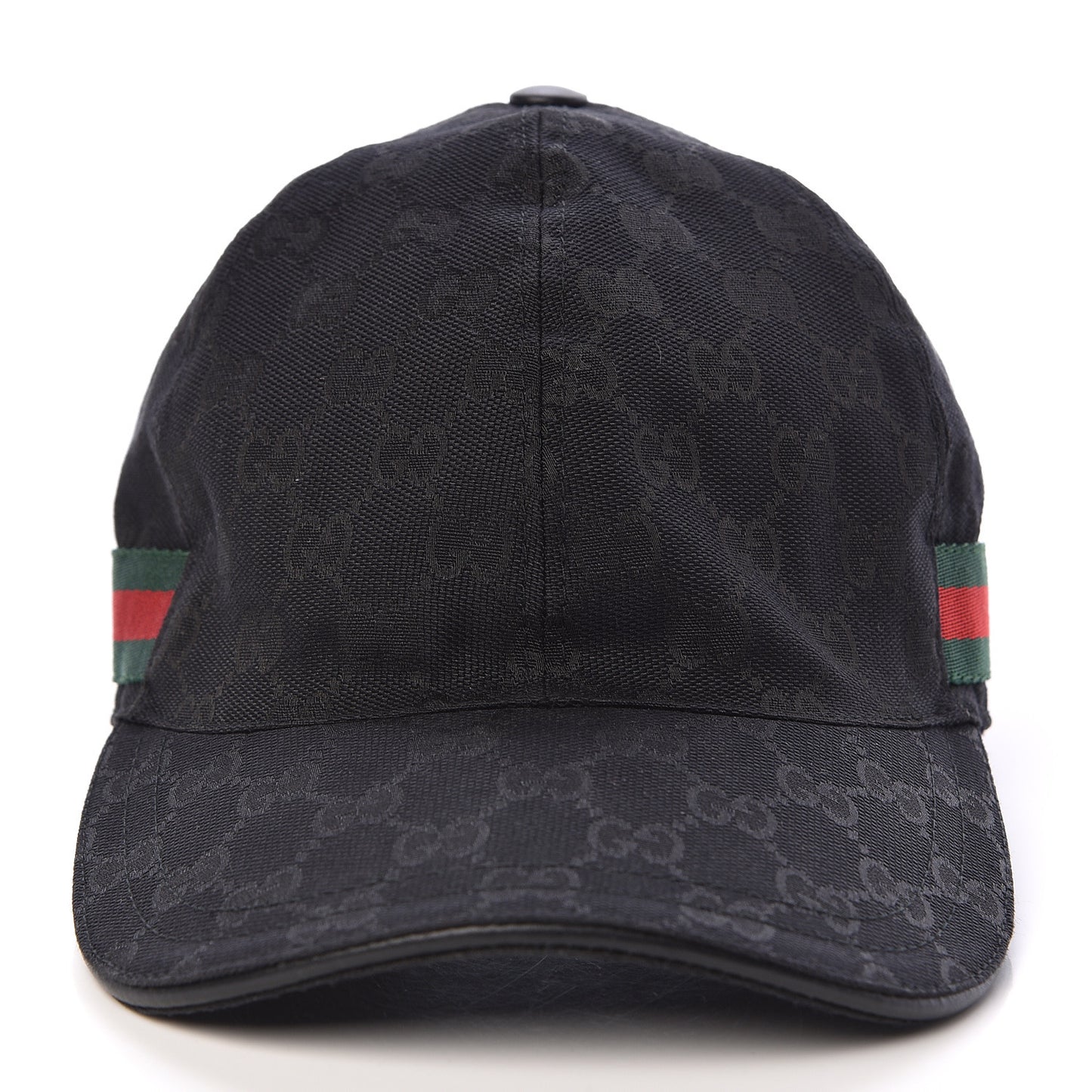 Monogram Web Baseball Hat L Black