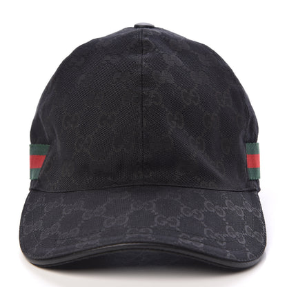 Gucci Monogram Web Baseball Hat L Black 3 of 7