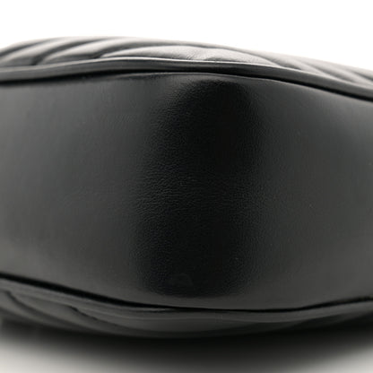 Saint Laurent Calfskin Matelasse Monogram Monochrome Lou Camera Bag Black 10 of 11