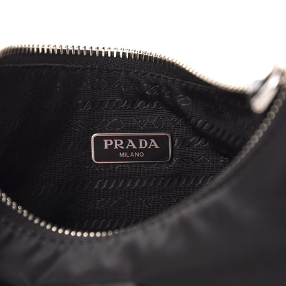 Prada Nylon Re-Edition 2005 Shoulder Bag Black 8 of 11