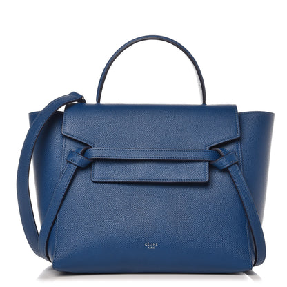 Celine Baby Grained Calfskin Micro Belt Bag Lazuli 1 of 6
