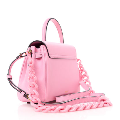 Versace Grained Calfskin Small La Medusa Top Handle Bag Pink 3 of 13