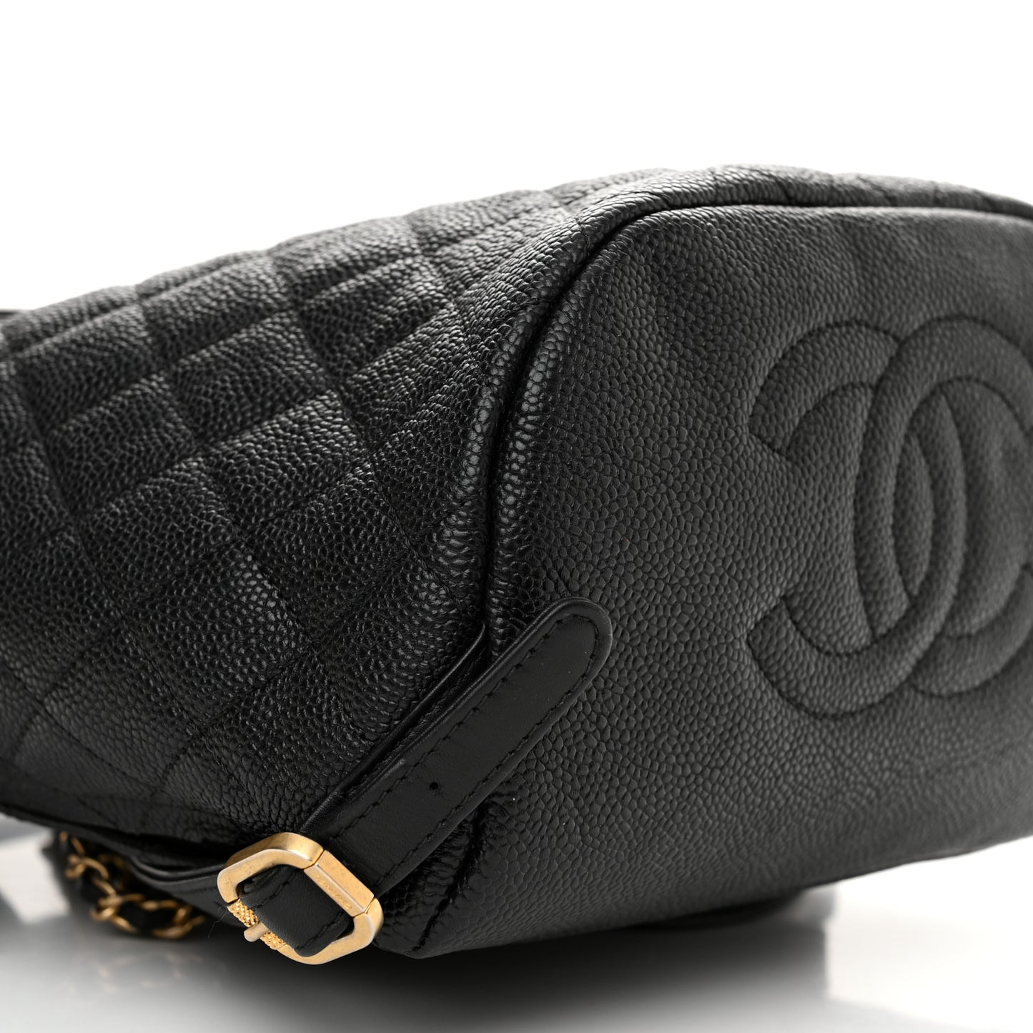 Caviar Quilted Filigree Backpack Black