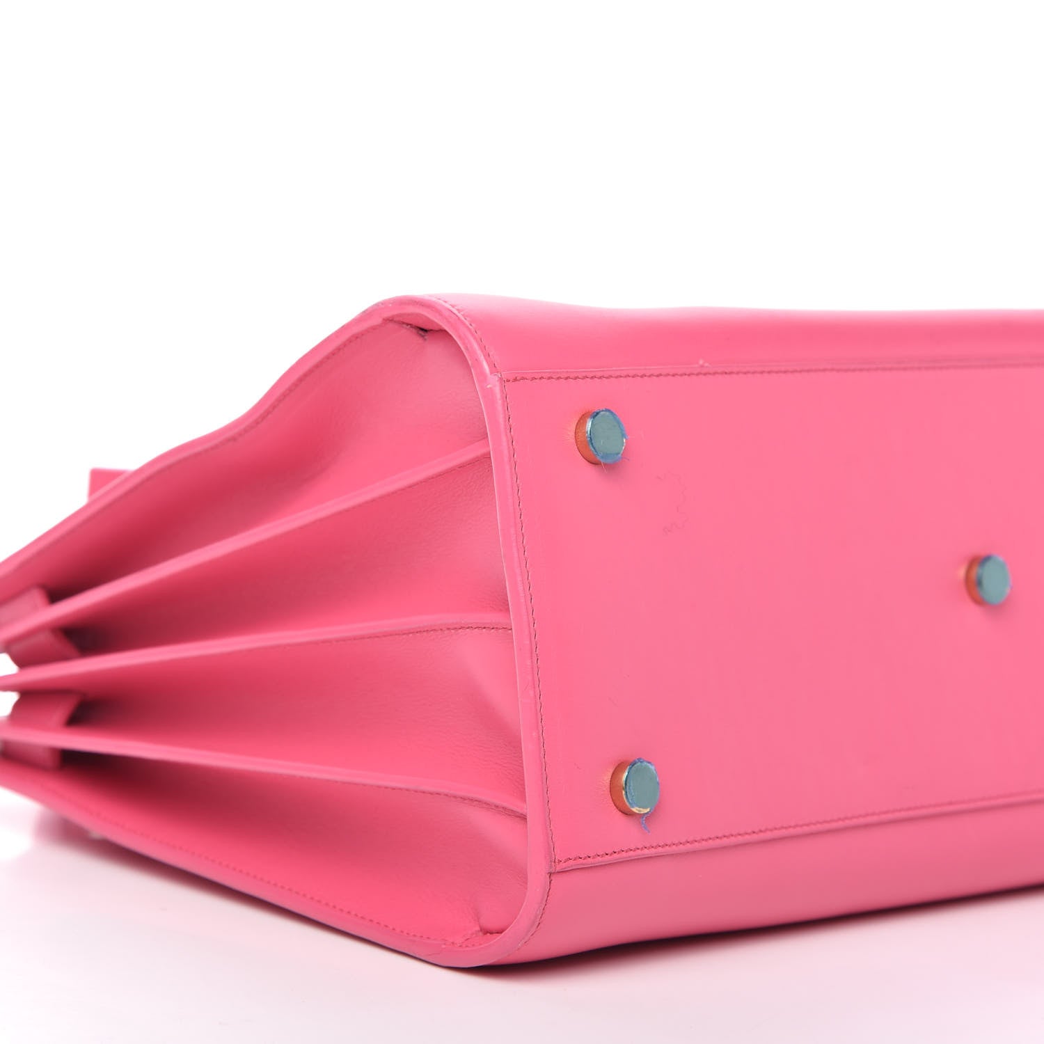 Saint Laurent Calfskin Small Sac De Jour Bubblegum 6 of 10