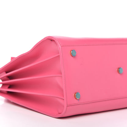 Saint Laurent Calfskin Small Sac De Jour Bubblegum 6 of 10