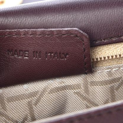Christian Dior Lambskin Cannage Crossbody Flap Brown 7 of 16