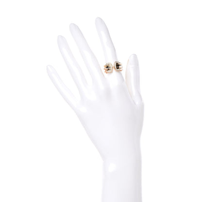 Cartier 18K Pink Yellow White Gold Diamond C De Ring 50 5.25 2 of 4