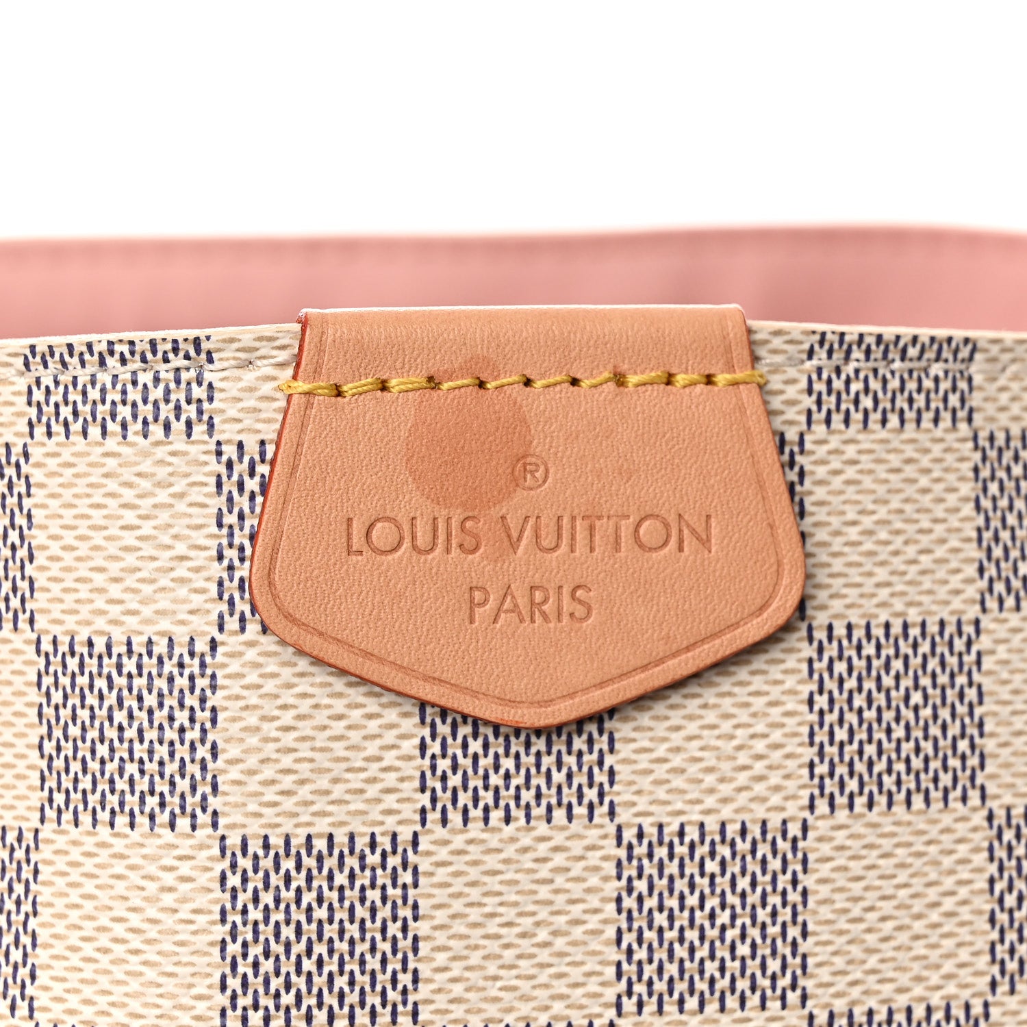 Louis Vuitton Damier Azur Graceful PM Rose Ballerine 7 of 10