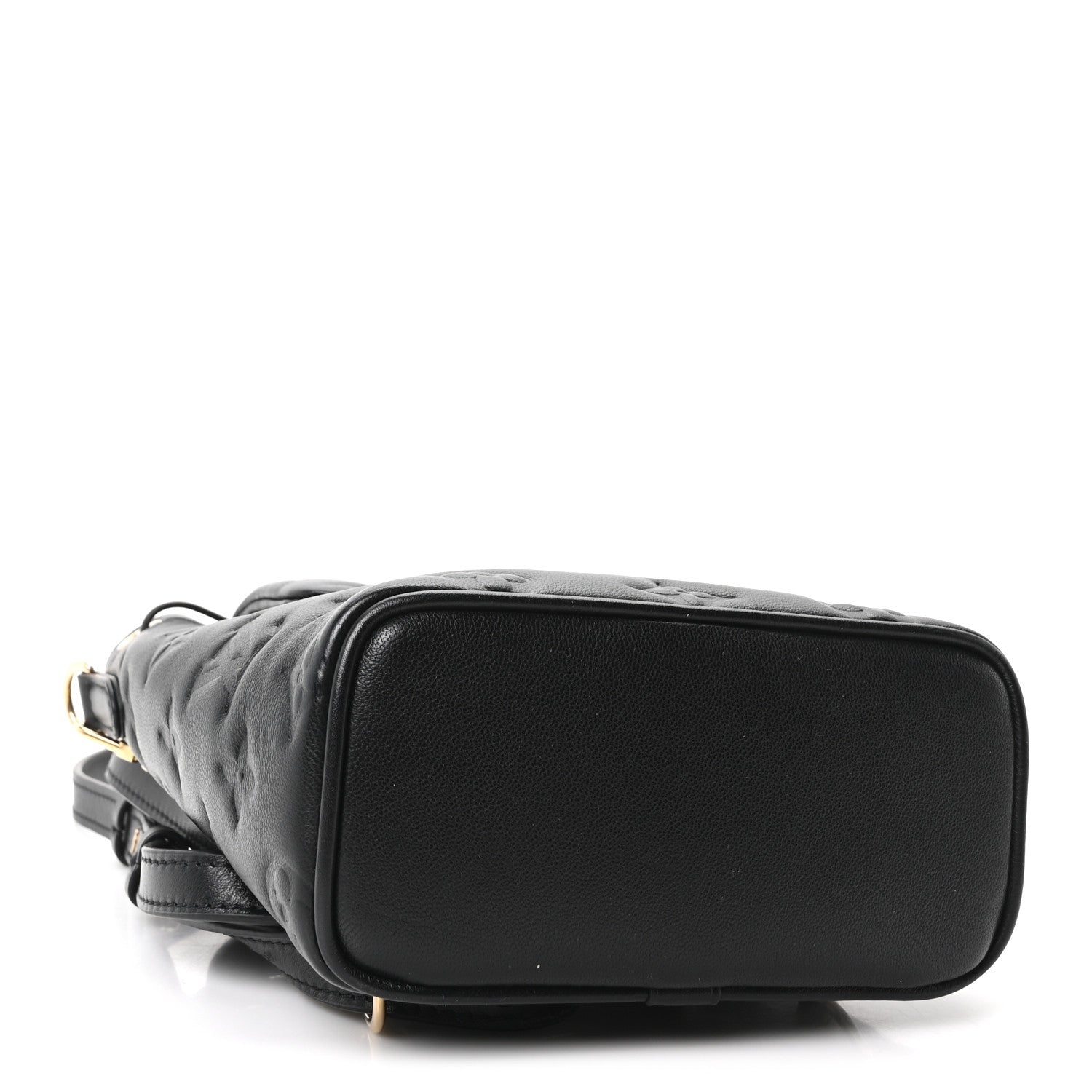 Louis Vuitton Lambskin Embossed Monogram Coussin Mini Backpack Black 4 of 9