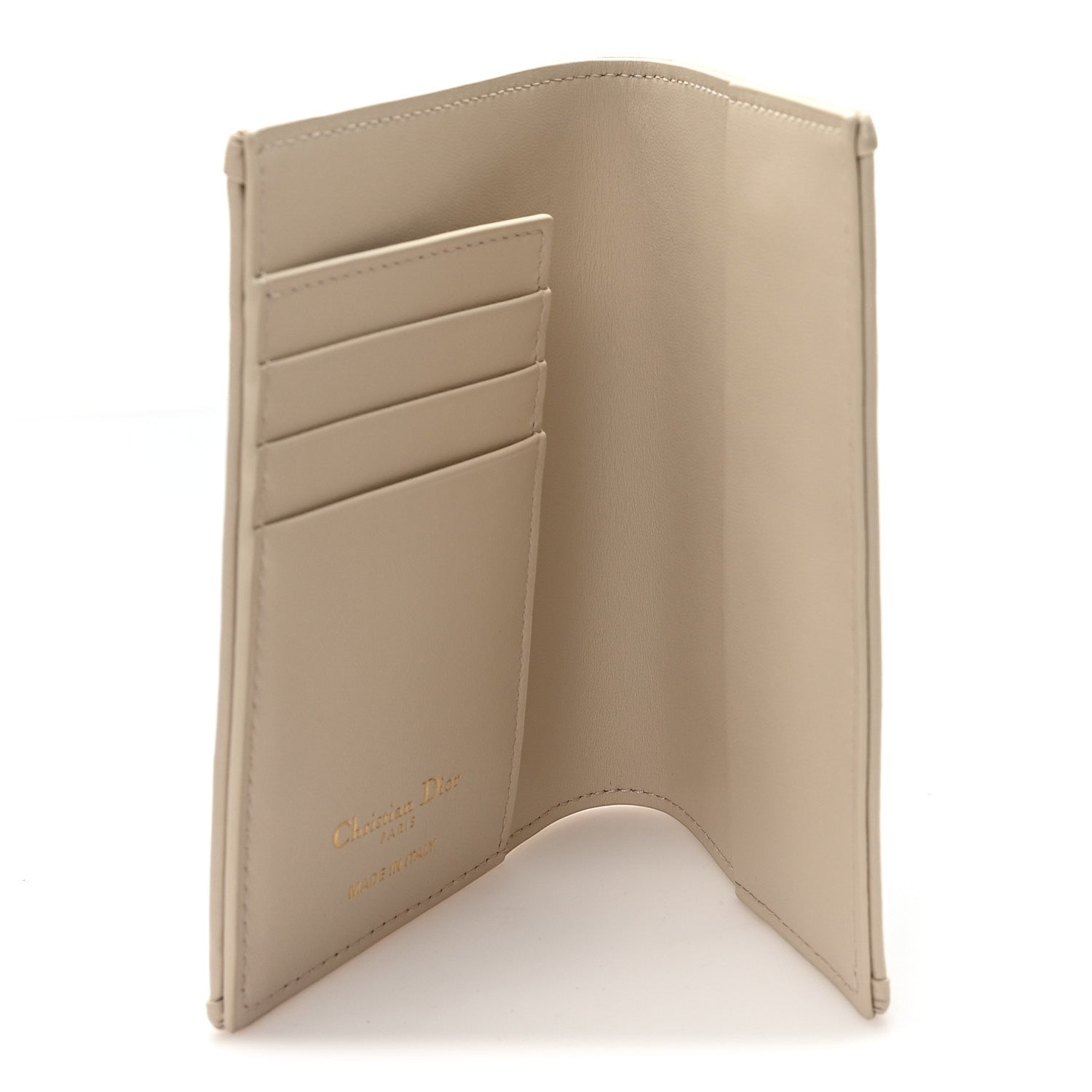 Christian Dior Oblique 30 Montaigne Passport Holder Blue Light Biscuit 5 of 7