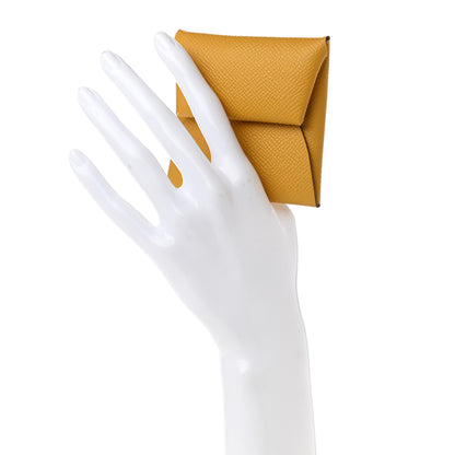 Hermes Epsom Bastia Coin Purse Jaune Ambre 2 of 9