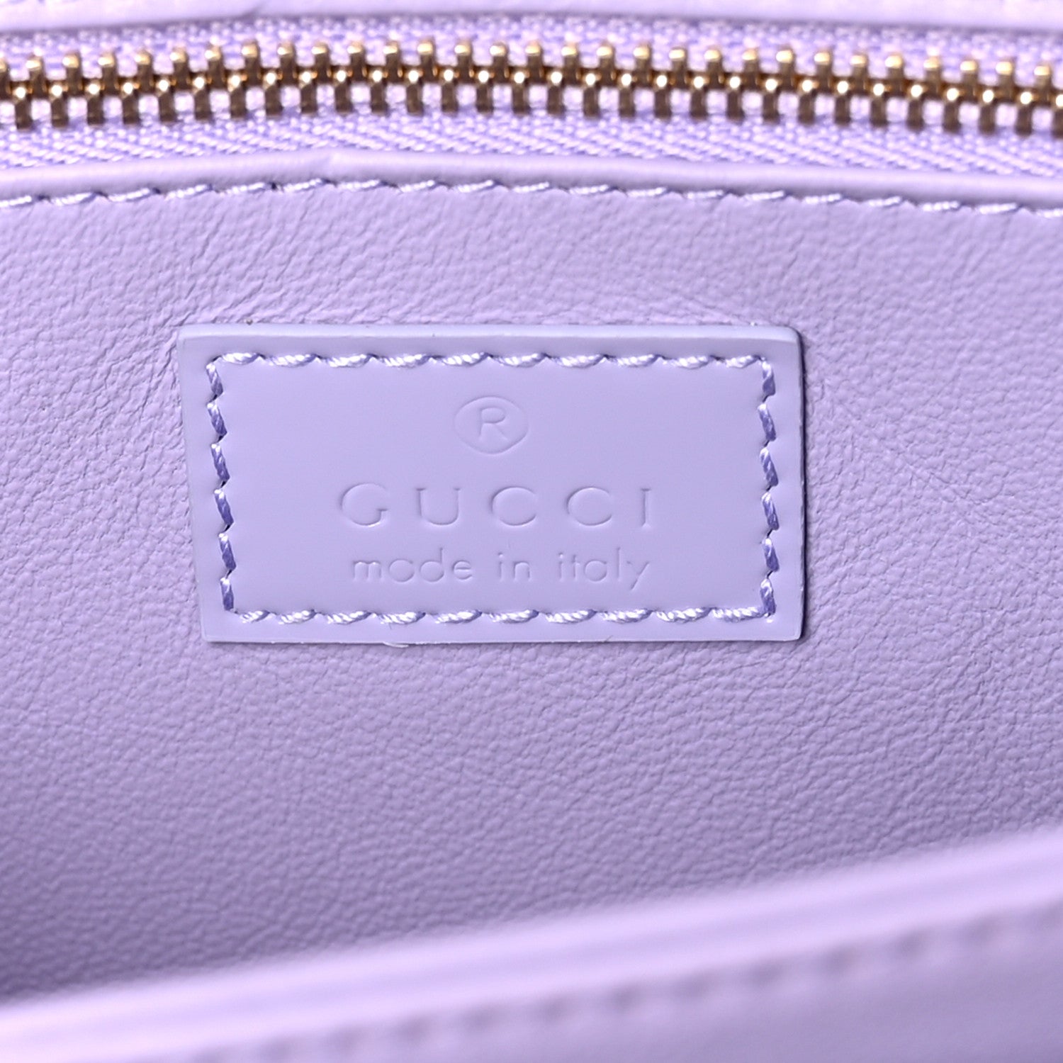 Gucci Patent Siena Small Shoulder Bag Lapis 6 of 10
