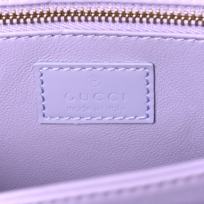 Gucci Patent Siena Small Shoulder Bag Lapis 6 of 10