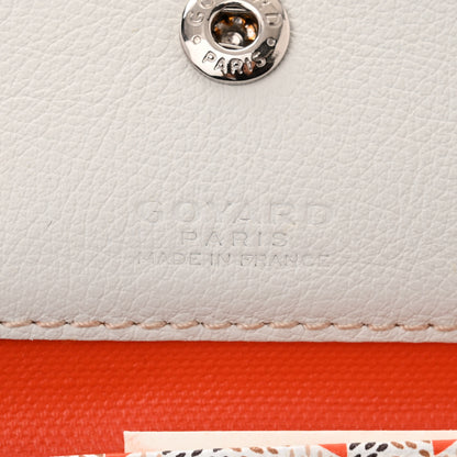 Goyard Goyardine Saint Louis Claire Voie PM White Orange 7 of 11