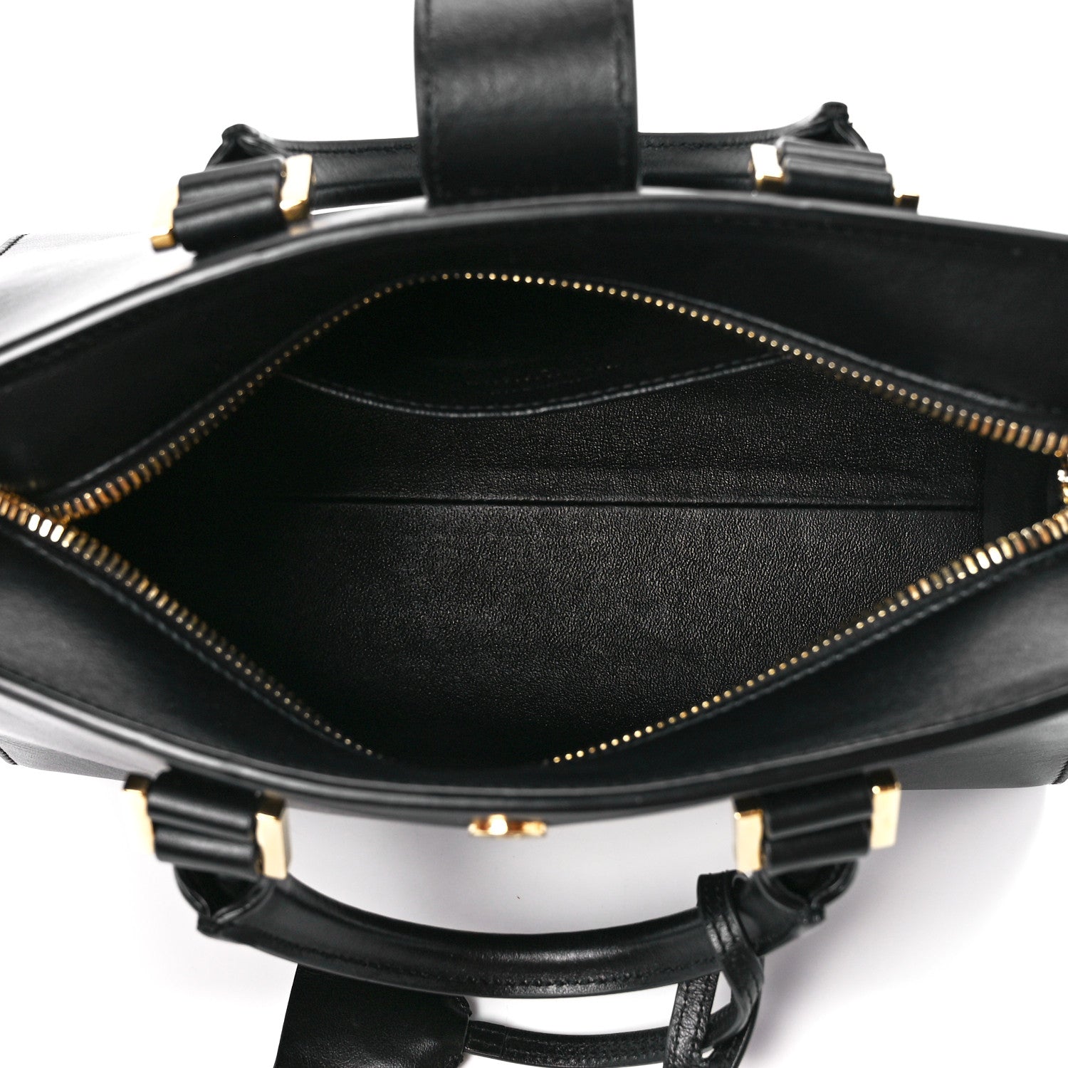 Saint Laurent Calfskin Monogram Baby Cabas Black 5 of 13