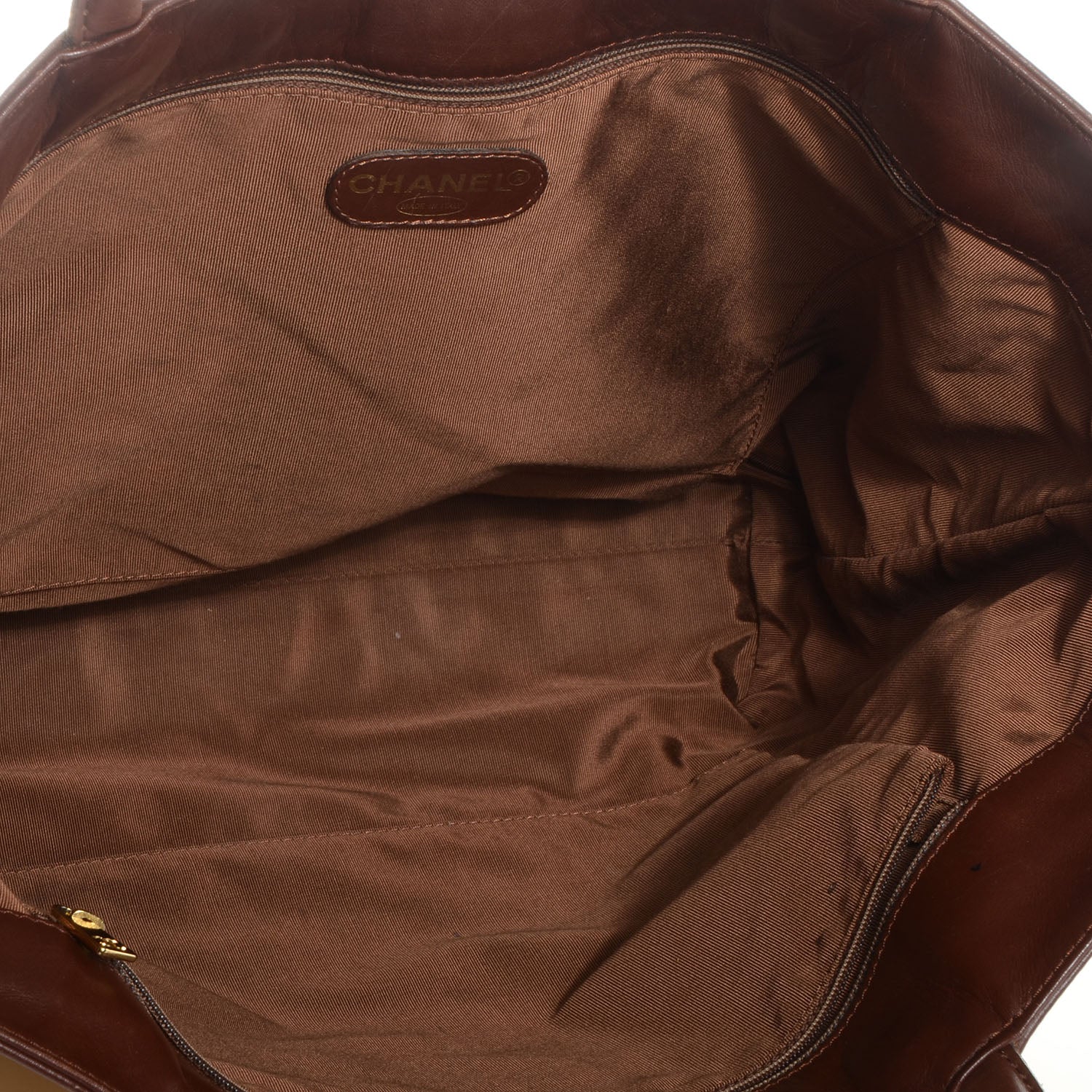 Chanel Straw Raffia Summer Tote Beige Brown 5 of 8