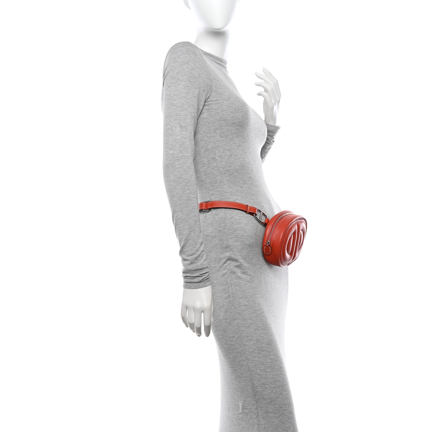 Hermes Swift Verso In-The-Loop Belt Bag Terre Battue Rose Ete 2 of 11