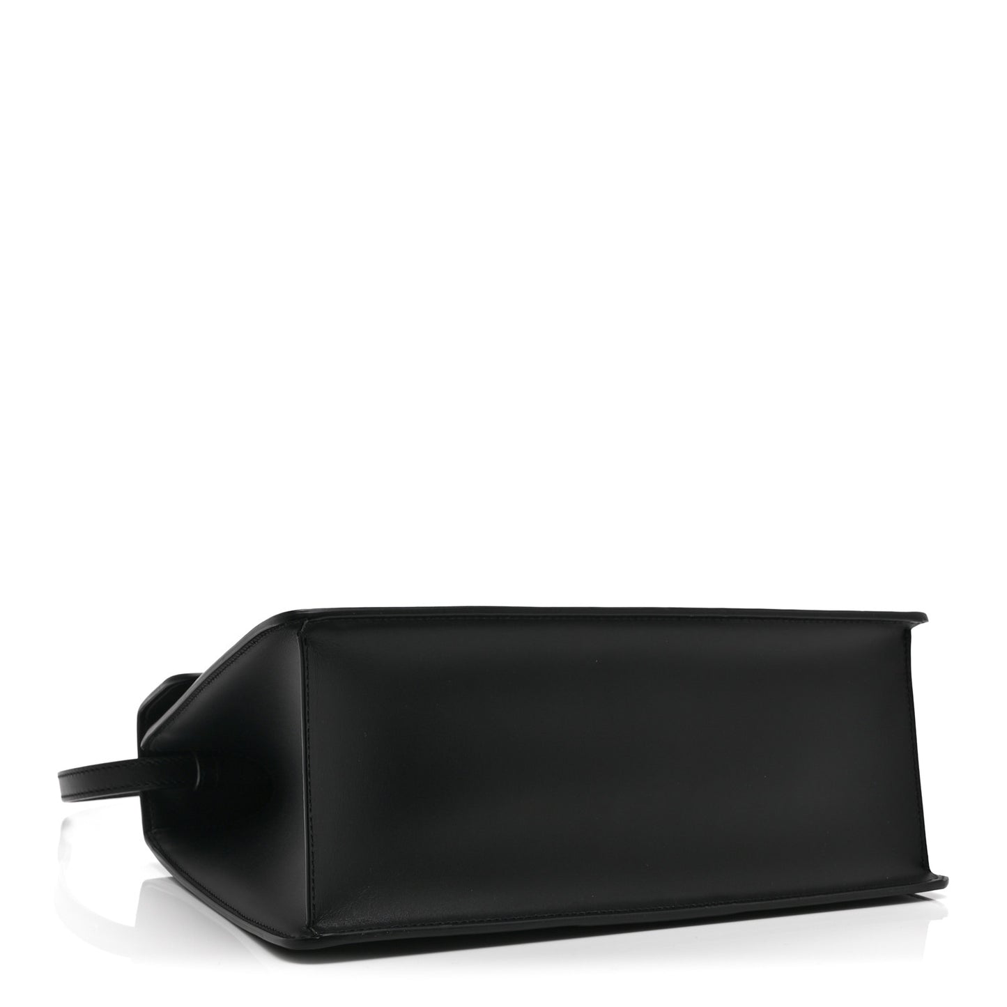 Calfskin Medium Sylvie Top Handle Bag Black
