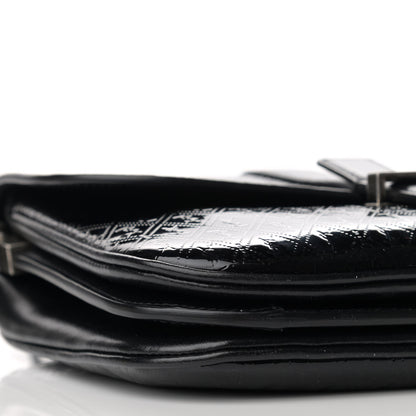 Saint Laurent Patent Embossed Small Le Monogramme Satchel Black 10 of 11
