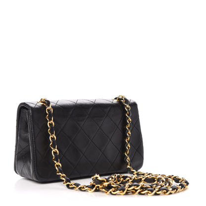Chanel Lambskin Quilted Mini Flap Black 3 of 9
