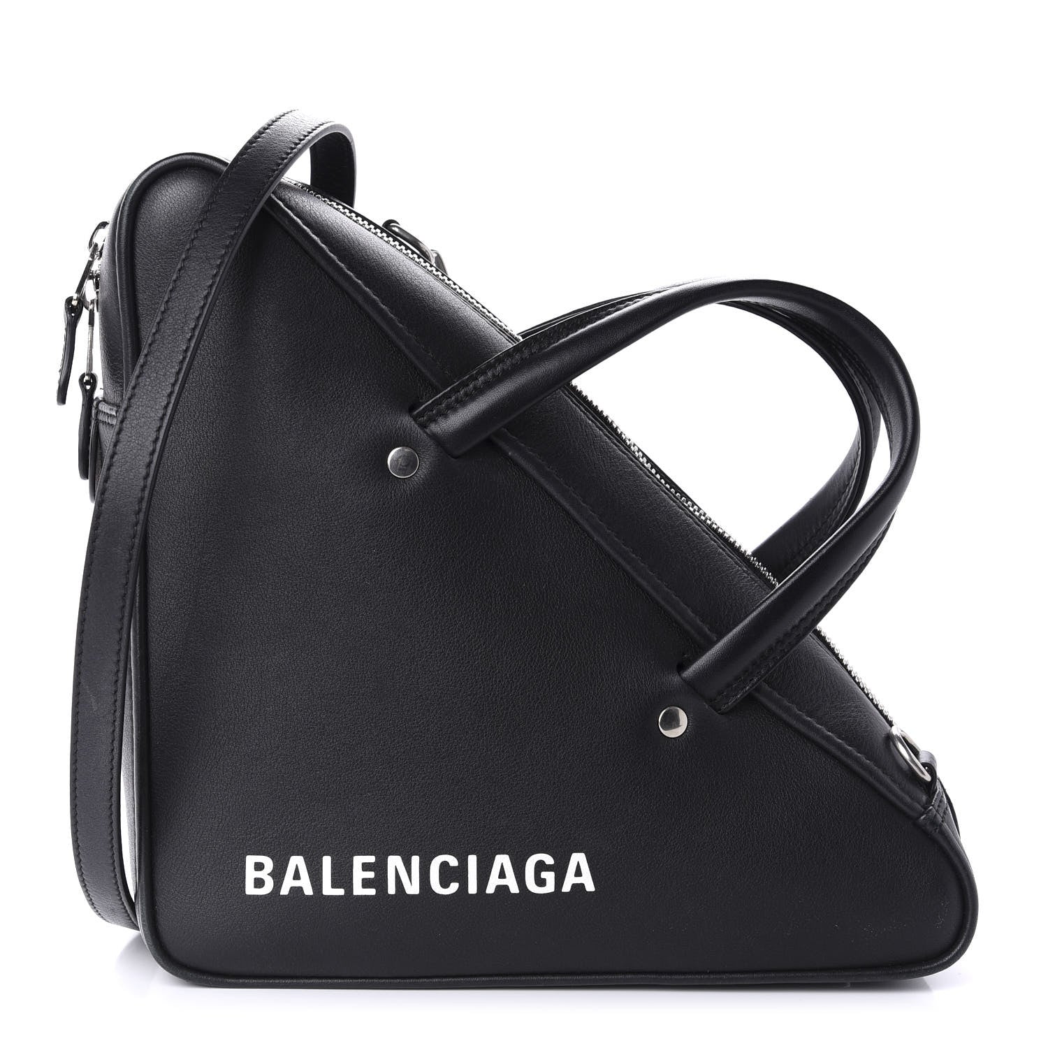 Balenciaga Calfskin S Triangle Duffle Black 1 of 12