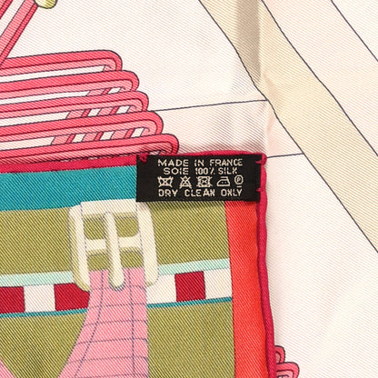 Hermes Silk Sangles En Zigzag Scarf 90 3 of 5