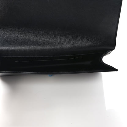 Saint Laurent Calfskin Monogram Large Belle De Jour Clutch Black 5 of 7