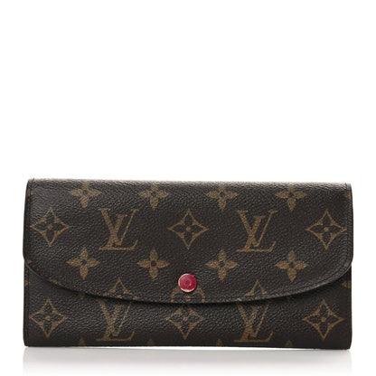 Louis Vuitton Monogram Emilie Wallet Fuchsia 1 of 16