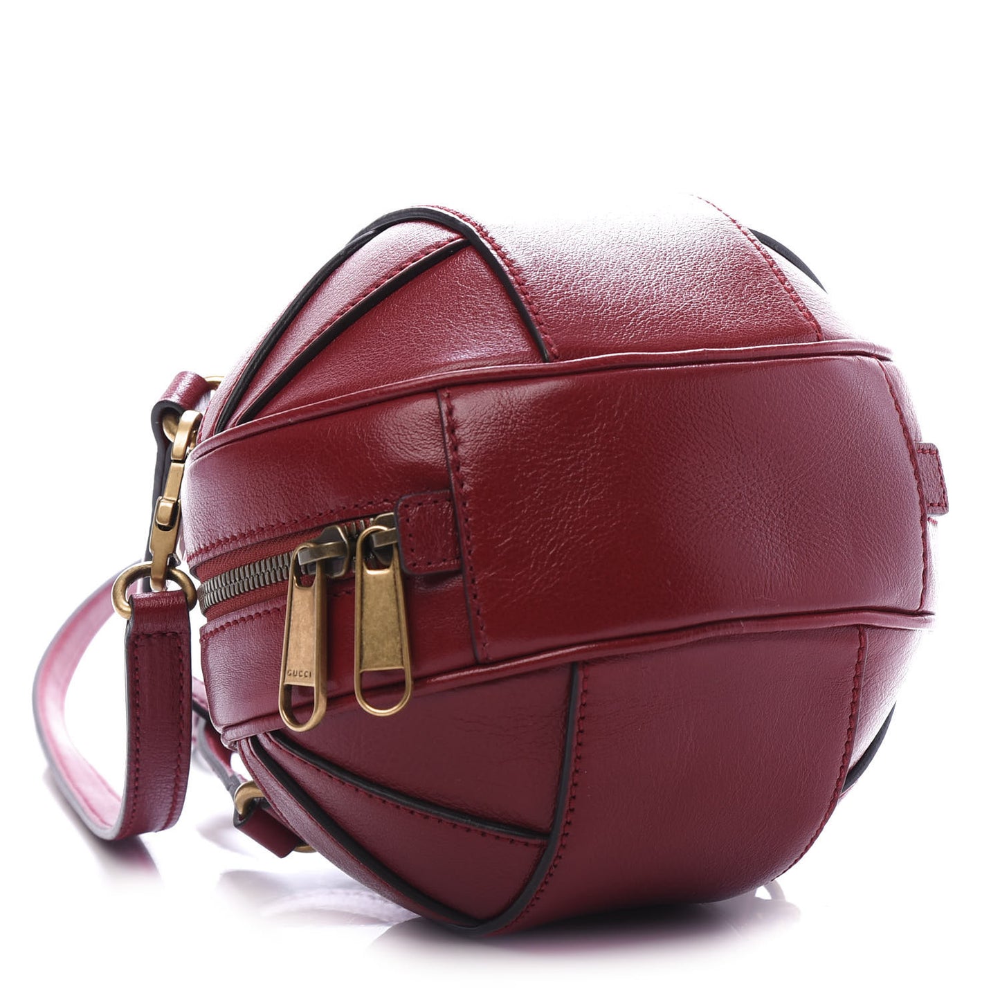 Piuma Lux Energy Mini Tifosa Basketball Shaped Shoulder Bag Romantic Cerise