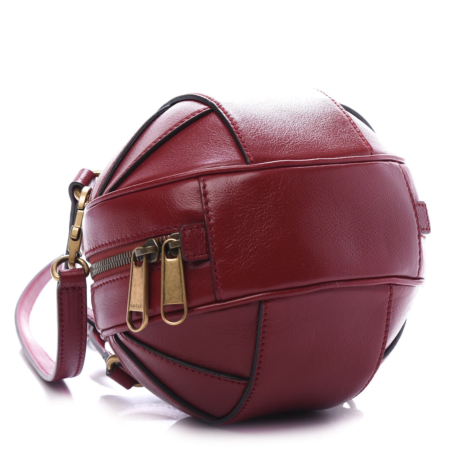Gucci Piuma Lux Energy Mini Tifosa Basketball Shaped Shoulder Bag Romantic Cerise 5 of 12