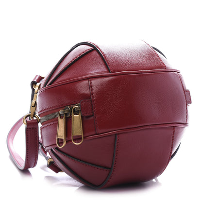 Gucci Piuma Lux Energy Mini Tifosa Basketball Shaped Shoulder Bag Romantic Cerise 5 of 12