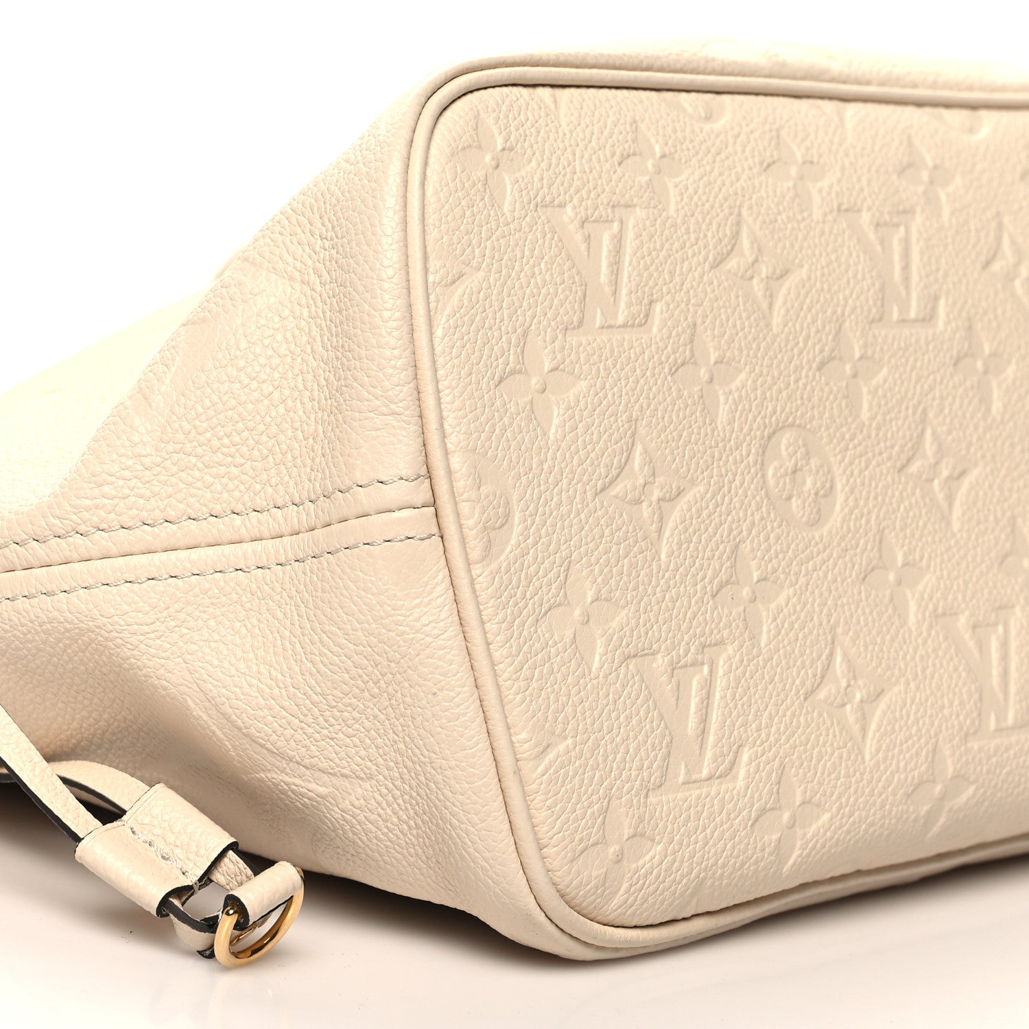 Louis Vuitton Empreinte Monogram Giant Neverfull MM Cream 8 of 9